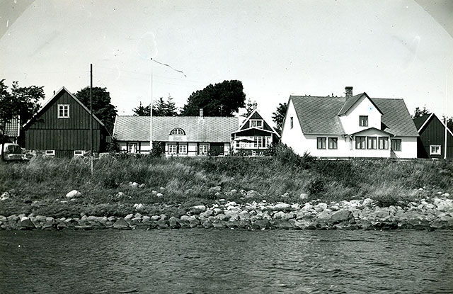 Nordfeldts gård i Skepparkroken (Foto Staffan Larsson 1956)